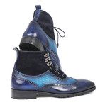 Wingtip Boots // Blue (Euro: 37)