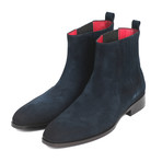 Suede Chelsea Boots // Navy (Euro: 40)