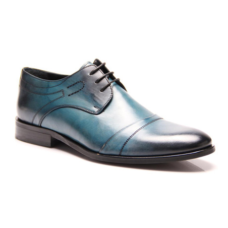 Emiliano Cap Toe Dress Shoes // Turquoise (Euro: 40)