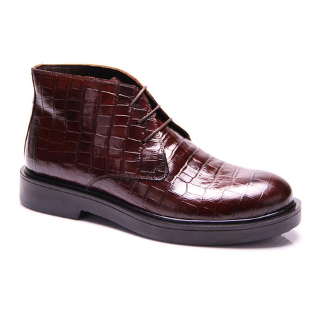 David Boot Dress Shoes // Tobacco Croco (Euro: 40)