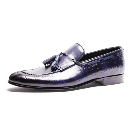 Jeronimo Loafer Dress Shoes // Dark Blue (Euro: 40)