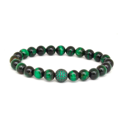 Green Tiger Eye + Green Bracelet