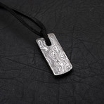 Dog Tag Style Pendant With Cross // 1963