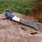 Damascus Skinner Knife // HK0264