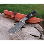 Damascus Mini Tracker Knife // HK0266