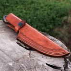 Damascus Mini Tracker Knife // HK0266