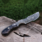 Damascus Mini Tracker Knife // HK0266