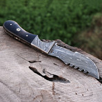 Damascus Mini Tracker Knife // HK0266