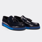 Sincere Loafer Moccasin Shoes // Navy Blue (Euro: 38)