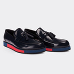 Derek Loafer Moccasin Shoes // Navy Blue (Euro: 38)