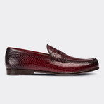 Zechariah Loafer Moccasin Shoes // Claret Red (Euro: 42)