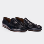Gregory Loafer Moccasin Shoes // Navy Blue (Euro: 41)