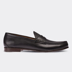 Edward Loafer Moccasin Shoes // Black (Euro: 39)
