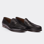 Edward Loafer Moccasin Shoes // Black (Euro: 40)