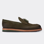 Kody Loafer Moccasin Shoes // Green (Euro: 40)