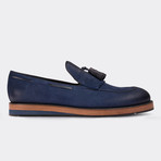 Ignacio Loafer Moccasin Shoes // Blue (Euro: 41)