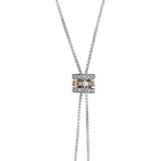 Damiani Belle Epoque 18k White Gold Diamond Necklace // Chain Length: 17"