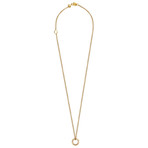 Damiani D.Side 18k Yellow Gold Diamond Pendant Necklace // Chain Length: 18" // 2009871