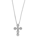 Damiani Eden 18k White Gold Diamond Pendant Necklace // Chain Length: 16"