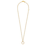 Damiani D.Side 18k Yellow Gold Diamond Pendant Necklace // Chain Length: 18" // 20022213