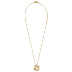 Damiani Sophia Loren 18k Rose Gold Diamond Pendant Necklace // Chain Length: 18"