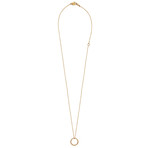 Damiani Metropolitan 18k Rose Gold Diamond Pendant Necklace // Chain Length: 18.5"