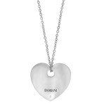 Damiani Sterling Silver Diamond Necklace I // Chain: 32"