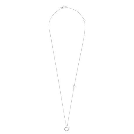 Damiani Mini Symbols 18k White Gold Diamond Pendant Necklace // Chain Length: 17" // 20064095