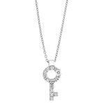 Damiani Mini Symbols 18k White Gold Diamond Pendant Necklace // Chain Length: 17" // 20064096