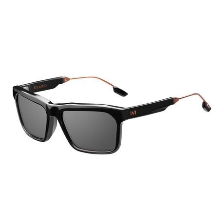 Men's Deano Sunglasses // Black + Copper + Gray