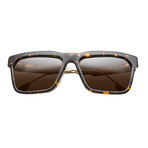 Men's Deano Sunglasses // Ambercomb Tortoise + Bronze
