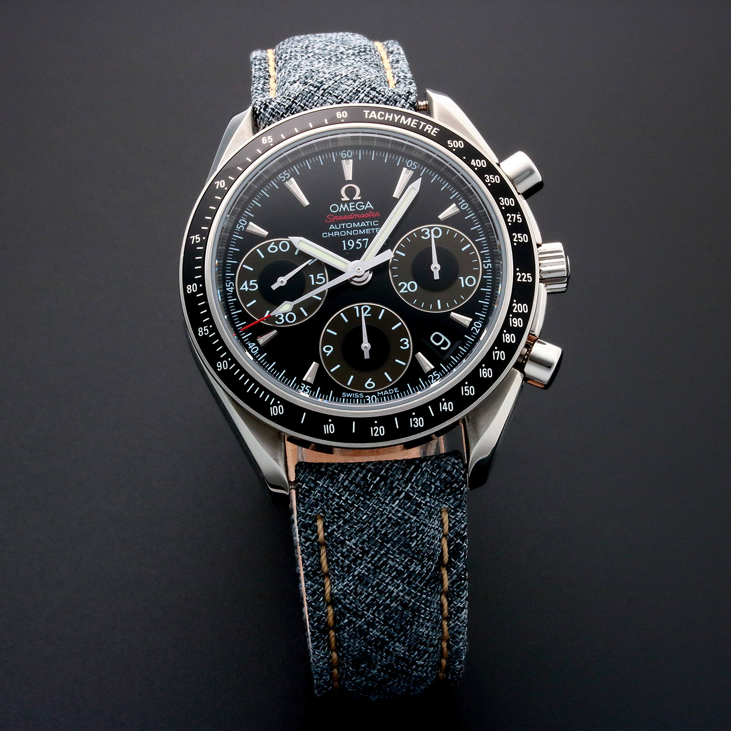 Omega Speedmaster Date Chronograph Automatic // 32334 // Pre-Owned ...