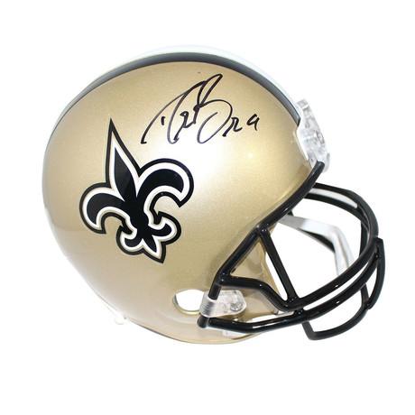 Drew Brees // Signed New Orleans Saints Replica Helmet