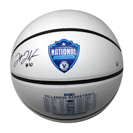 Donte Divincenzo // Signed 2018 National Champions Full Size Basketball