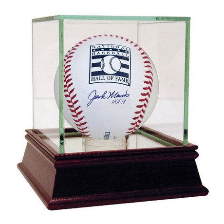 Jack Morris // Signed Hall Of Fame Logo Baseball
