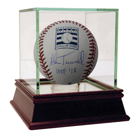 Alan Trammell // Signed Hall Of Fame Logo Baseball
