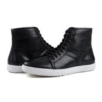 Leather High Top // Black (UK: 9)