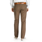 Travis Belgium Tweed 5 Pocket Pant // Tailored Fit // Mushroom (30WX32L)