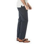 Paul English Twill Trouser // Straight Fit // Navy (30WX34L)