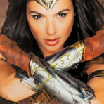 Wonder Woman // Gal Gadot Signed Photo // Custom Frame