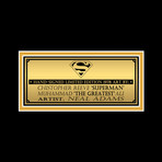 Superman vs Ali // Muhammad Ali + Christopher Reeve Signed Promotion Art Photo // Custom Frame