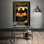 Batman 1989 // Cast Signed Poster // Custom Frame