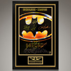Batman 1989 // Cast Signed Poster // Custom Frame