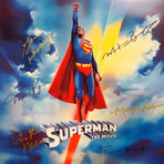 Superman 1978 // Cast Signed Poster // Custom Frame