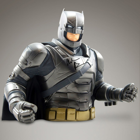Batman // Ben Affleck Signed // Bust Bank Limited Edition Statue