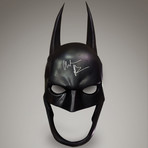 Batman // Christian Bale Signed Mask // Custom Museum Display (Signed Mask Only)