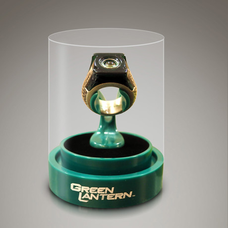 Green Lantern // Power Ring // Vintage Collector's Display