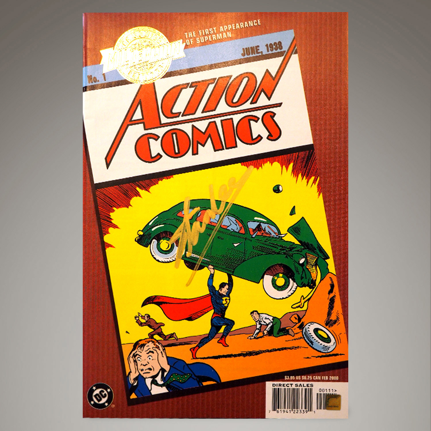 Action Comics #1 Millennium Edition // Stan Lee Signed Comic // Custom ...