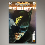 Batman Rebirth #1 // Stan Lee + Tom King Signed Comic // Custom Frame (Signed Comic Book Only)
