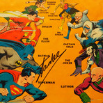 Oversized Secret Origins Super-Villains // Stan Lee Signed Comic // Custom Frame (Signed Comic Book Only)